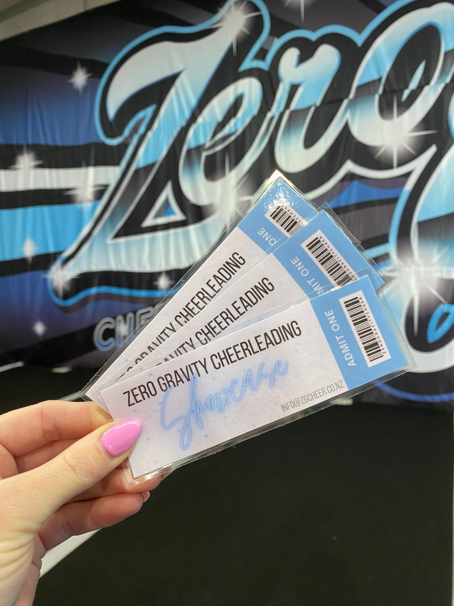 Showcase Spectator Tickets Zero Gravity Cheerleading